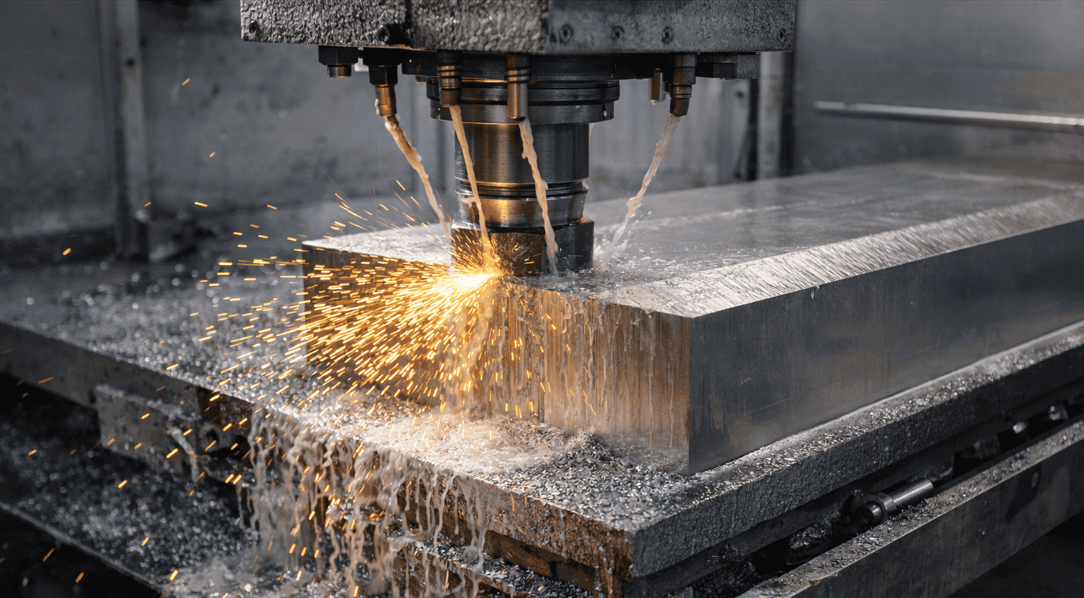 Aluminium plate cutting