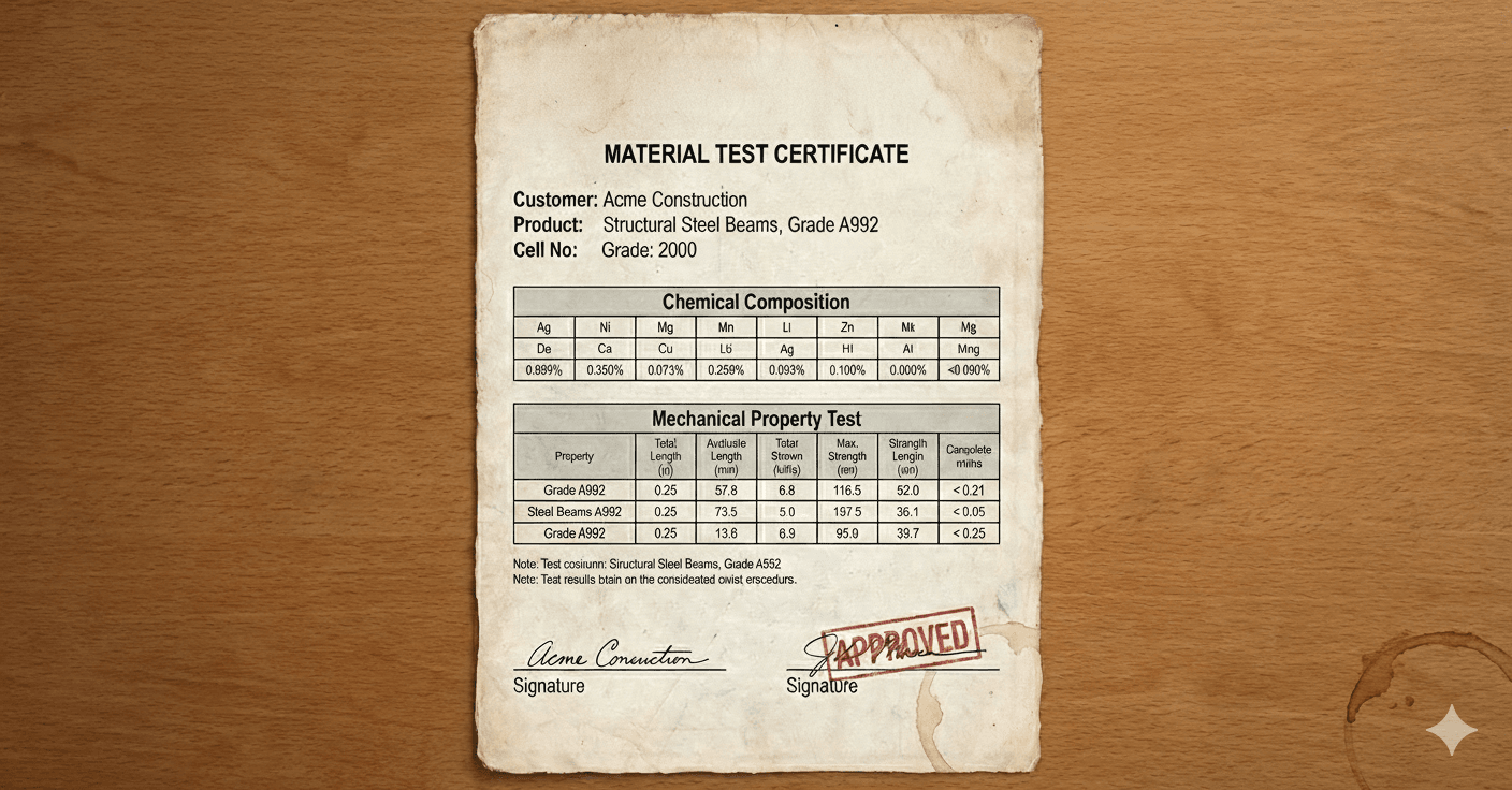 MTC Meaning: What Is a Mill Test Certificate and How to Read One