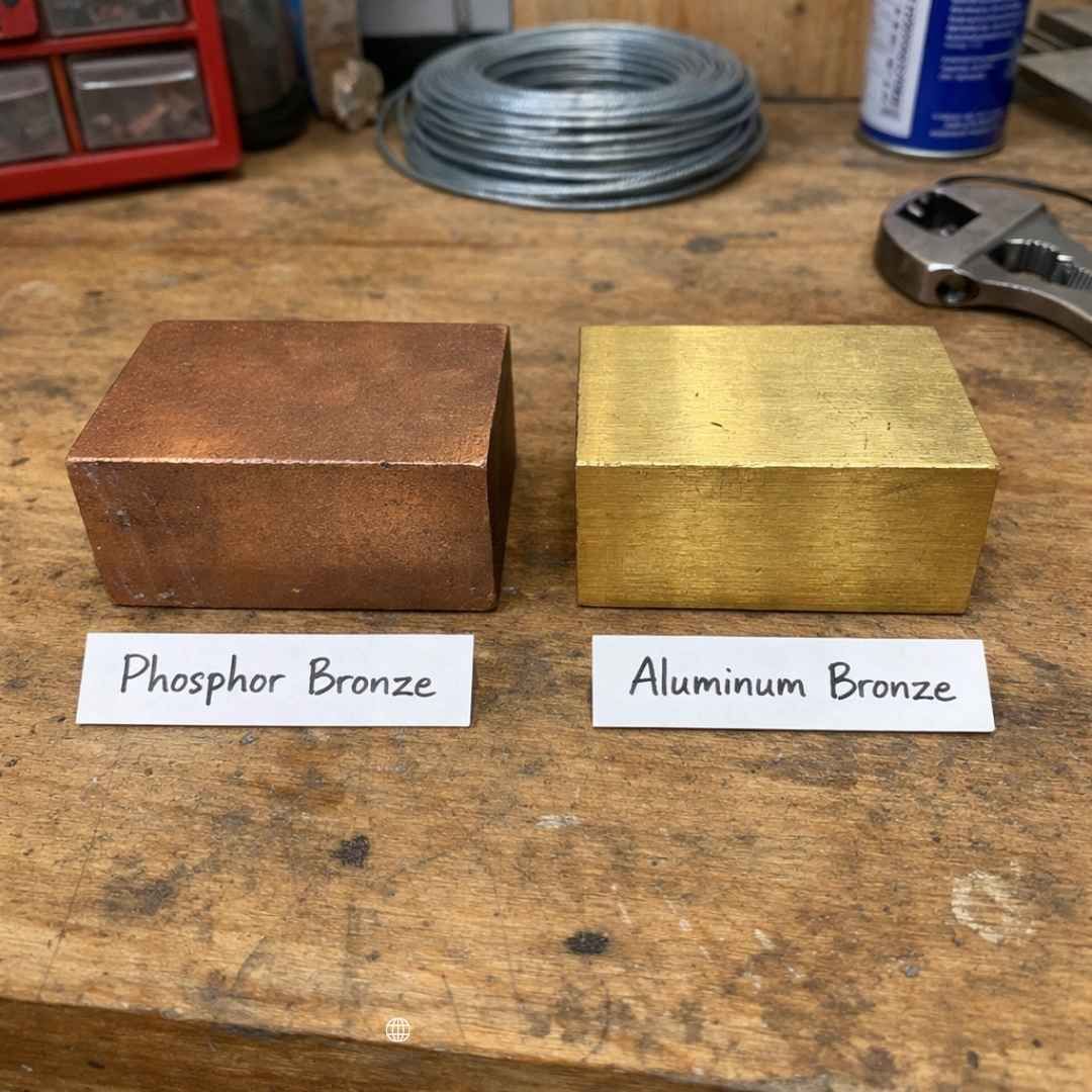 Phosphor Bronze vs Aluminum Bronze: Key Differences, Properties, and Applications